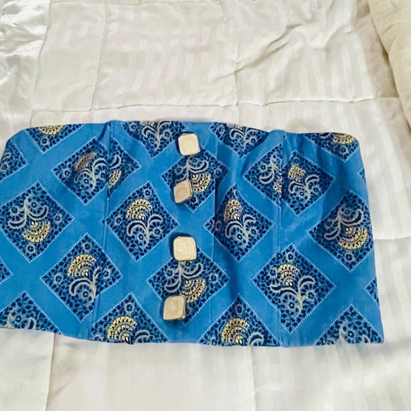 Veronica Beard Troye linen skirt set Sz 4 - Picture 2 of 7